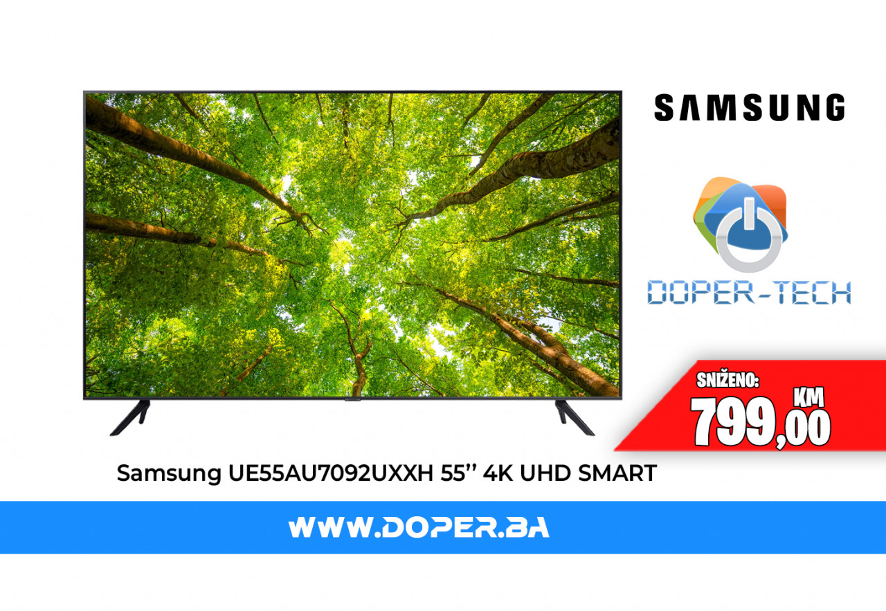 TV Samsung UE55AU7092UXXH 4K UHD SMART 55" LED LCD OLX.ba