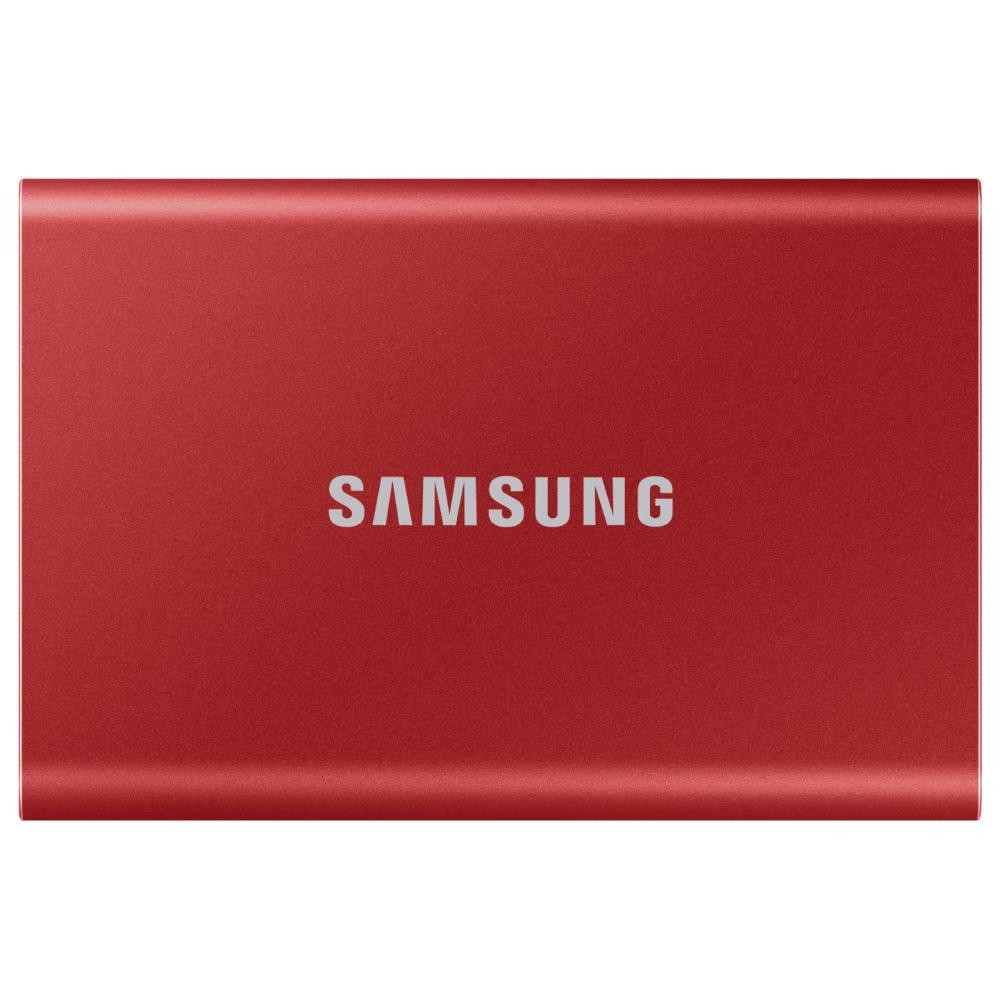 SAMSUNG 2TB T7 USB 3.1 USB 3.1 Type C Red MU-PC2T0R WW - Eksterna ...