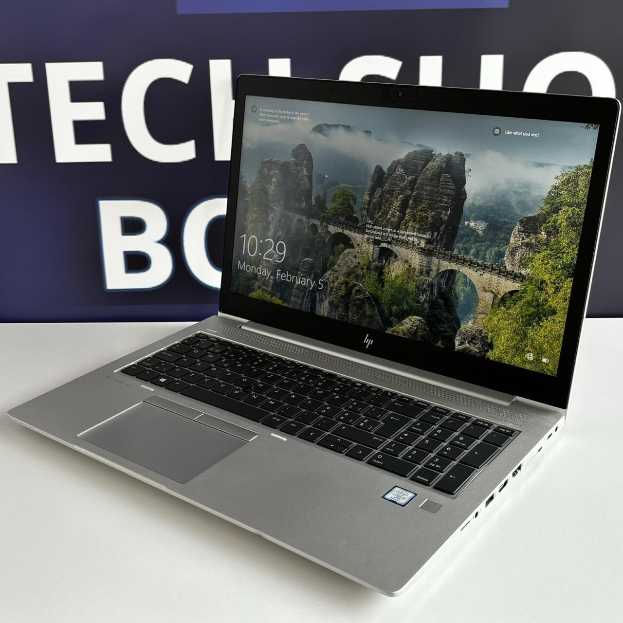 PC Portable HP Elitebook 850 G5 Tactile - I5-8350U, 16Go RAM, 256Go SSD, 15.6" Full HD, W11